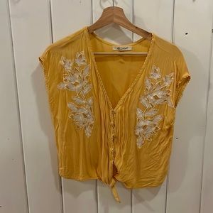 RipCurl button tie tee